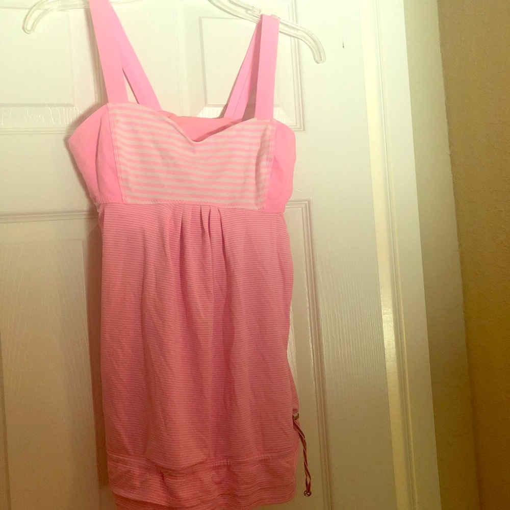 Lululemon Cute Pink Workout Top